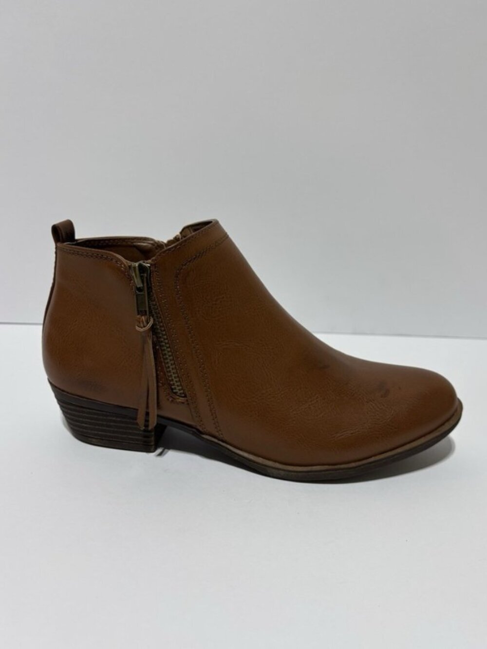 Rampage Women’s Tarragon Ankle Booties Brown, Size 7.5 M